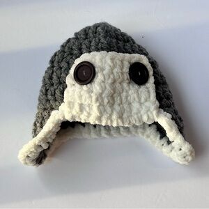 Newborn crochet aviator hat